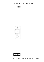 Bowers & Wilkins DM-601-DM-602-Owners-Manual